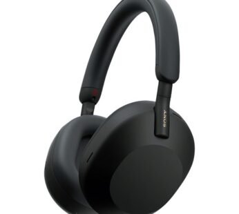 Sony WH-1000XM5 Over-Ear Noise Cancelling Bluetooth Headphones – Black